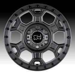 Black Rhino Midhill Matte Gunmetal Custom Truck Wheels 3